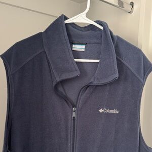 Columbia Navy Fleece Vest